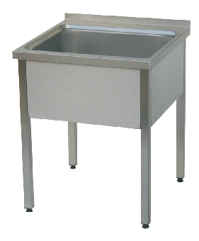Stůl mycí 70x70x90 1x dřez 50x50x30 - polotovar